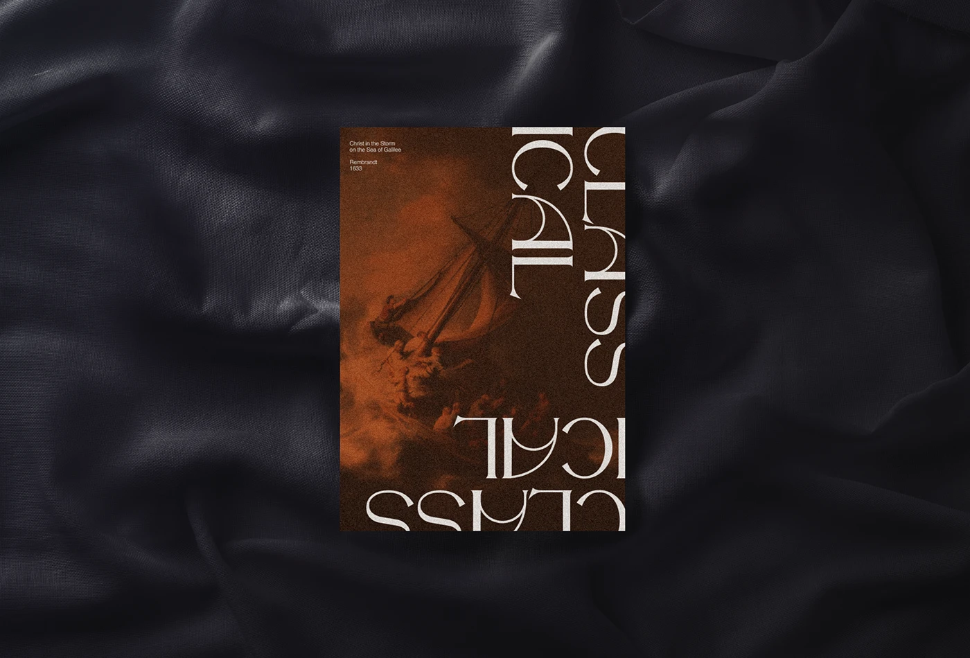 The Night Watch:受《夜巡》艺术启发的古典优雅展示衬线字体