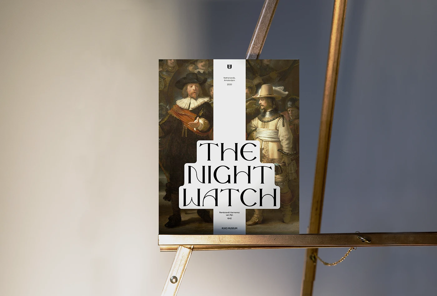The Night Watch:受《夜巡》艺术启发的古典优雅展示衬线字体