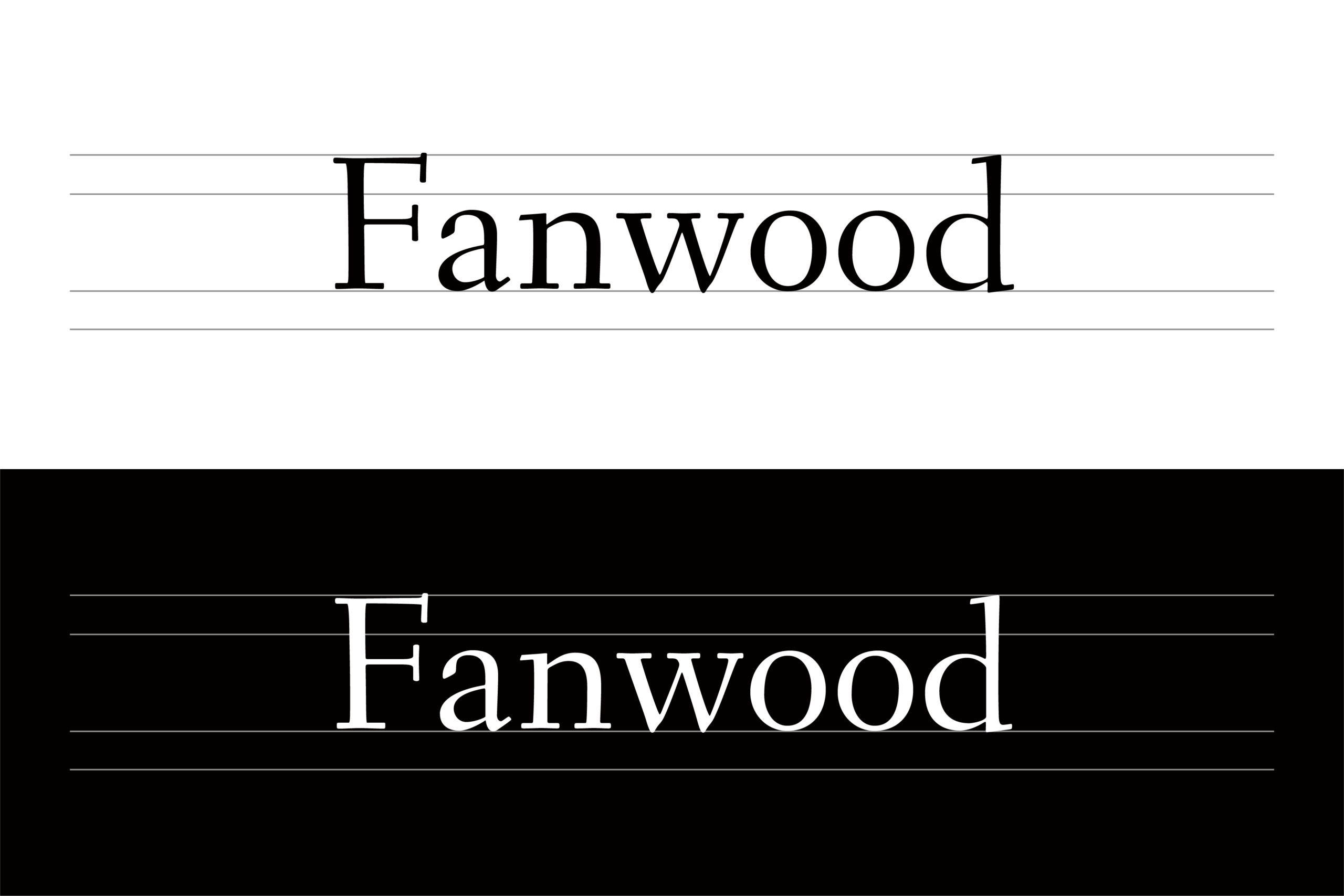 Fanwood:经典旧式衬线英文字体免费下载