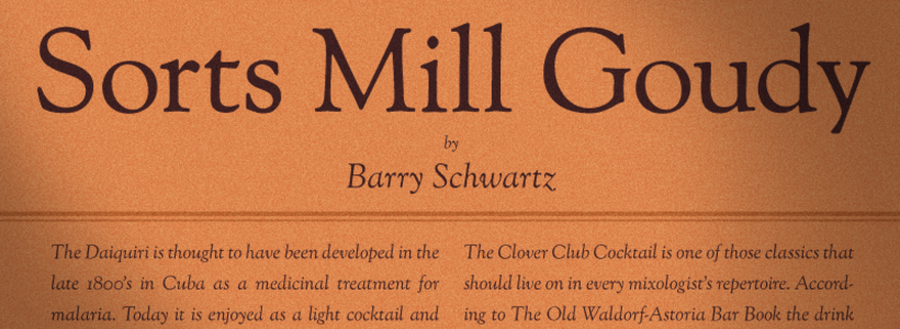 Sorts Mill Goudy：复古旧式衬线英文字体免费下载