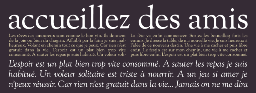 Sorts Mill Goudy：复古旧式衬线英文字体免费下载
