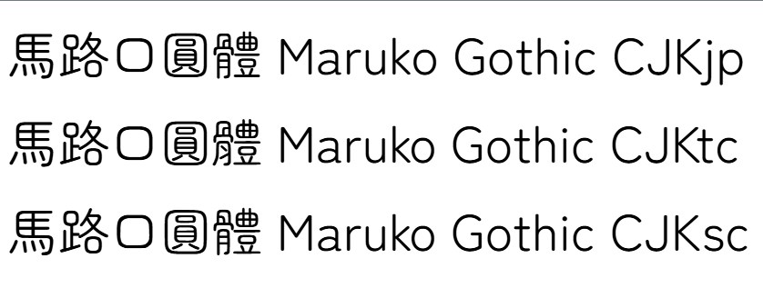 馬路口圓體