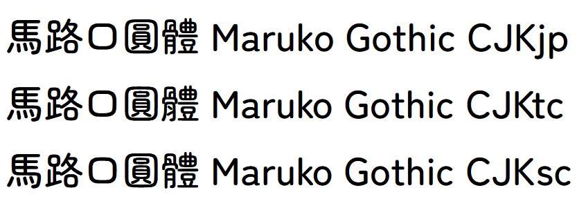 馬路口圓體