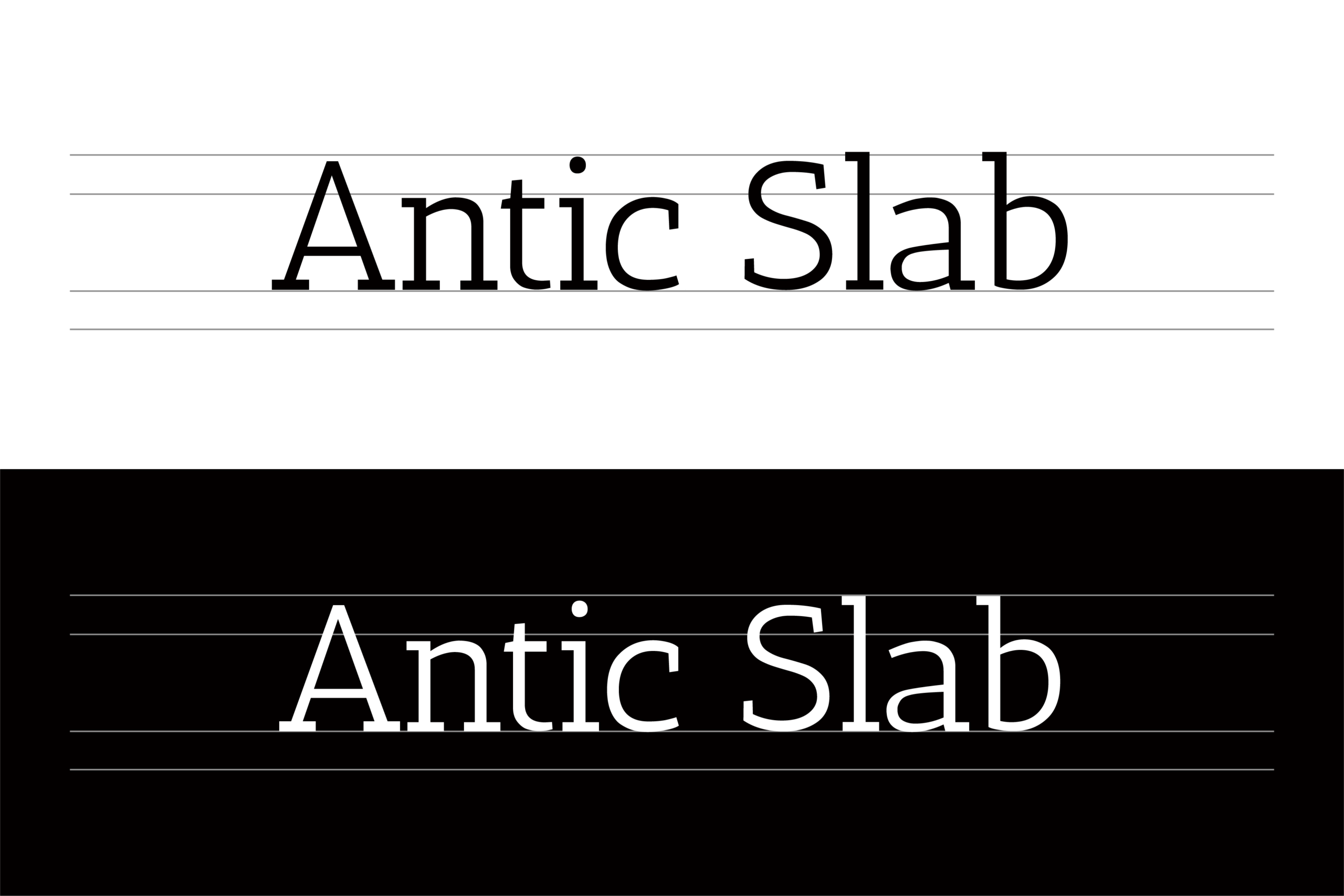 Antic Slab:适用于杂志标题的现代板式衬线英文字体