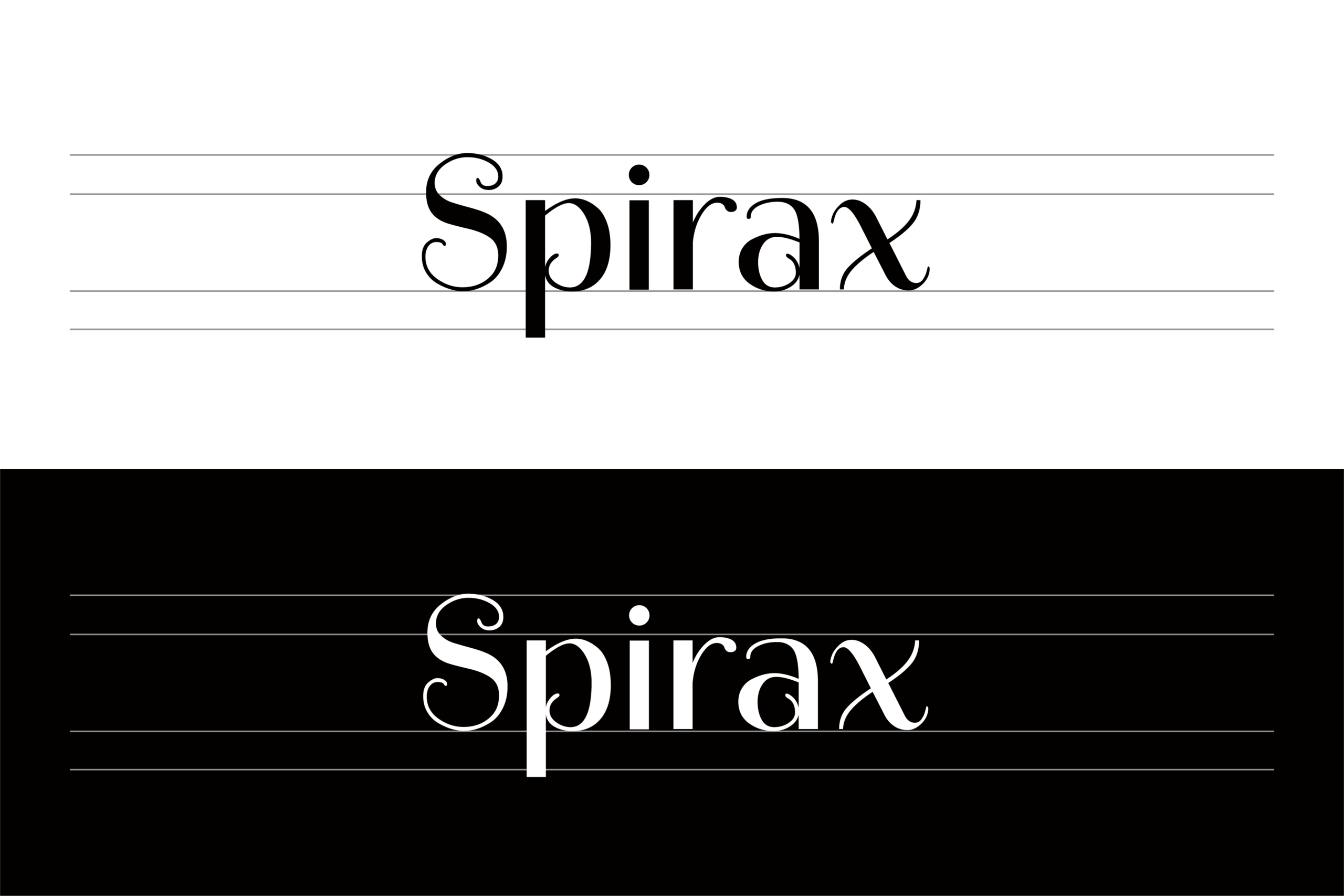 Spirax:螺旋曲线灵感现代衬线字体