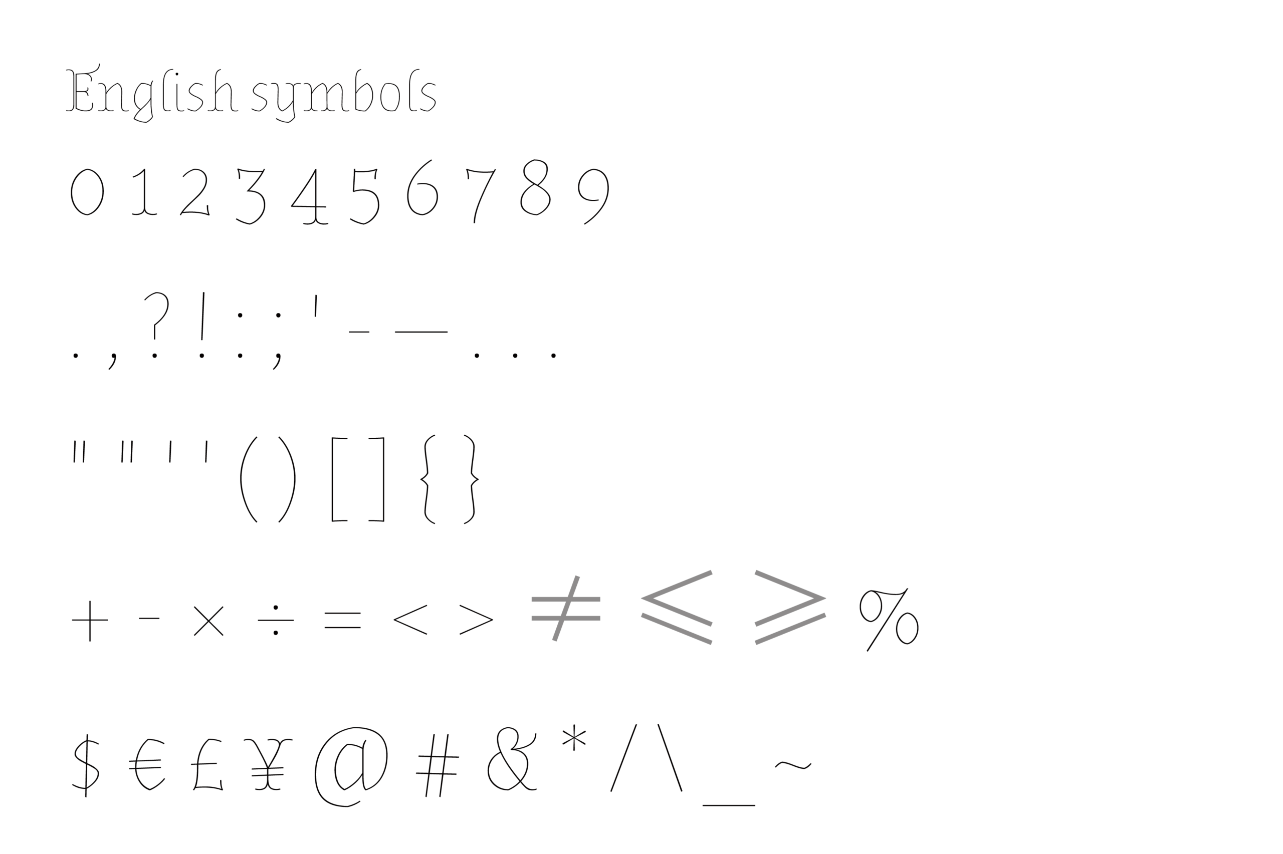 Almendra Display：融合哥特书法韵味与现代阅读性的展示衬线字体