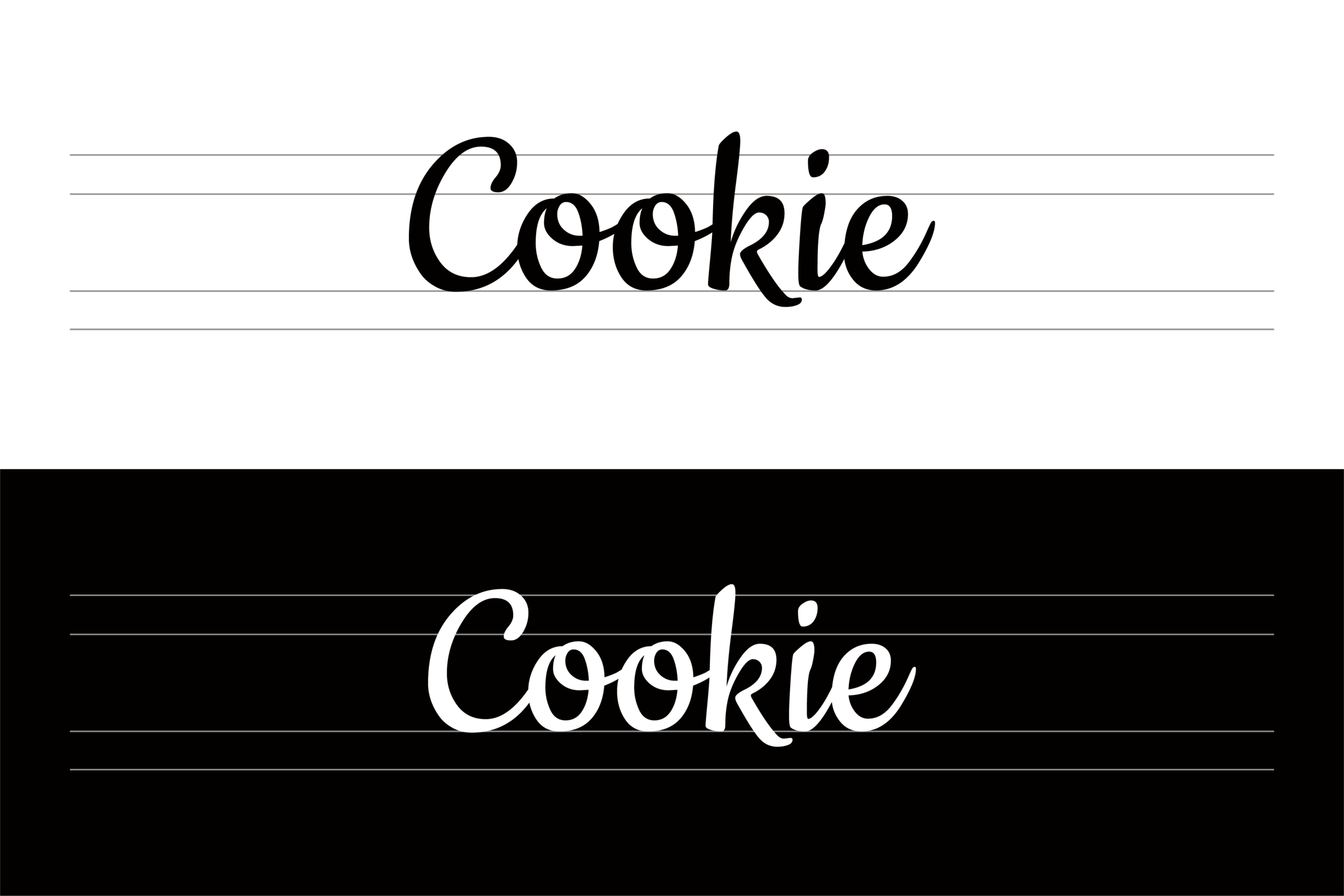 Cookie：融合50年代复古广告风格与手写温度的英文连笔字体