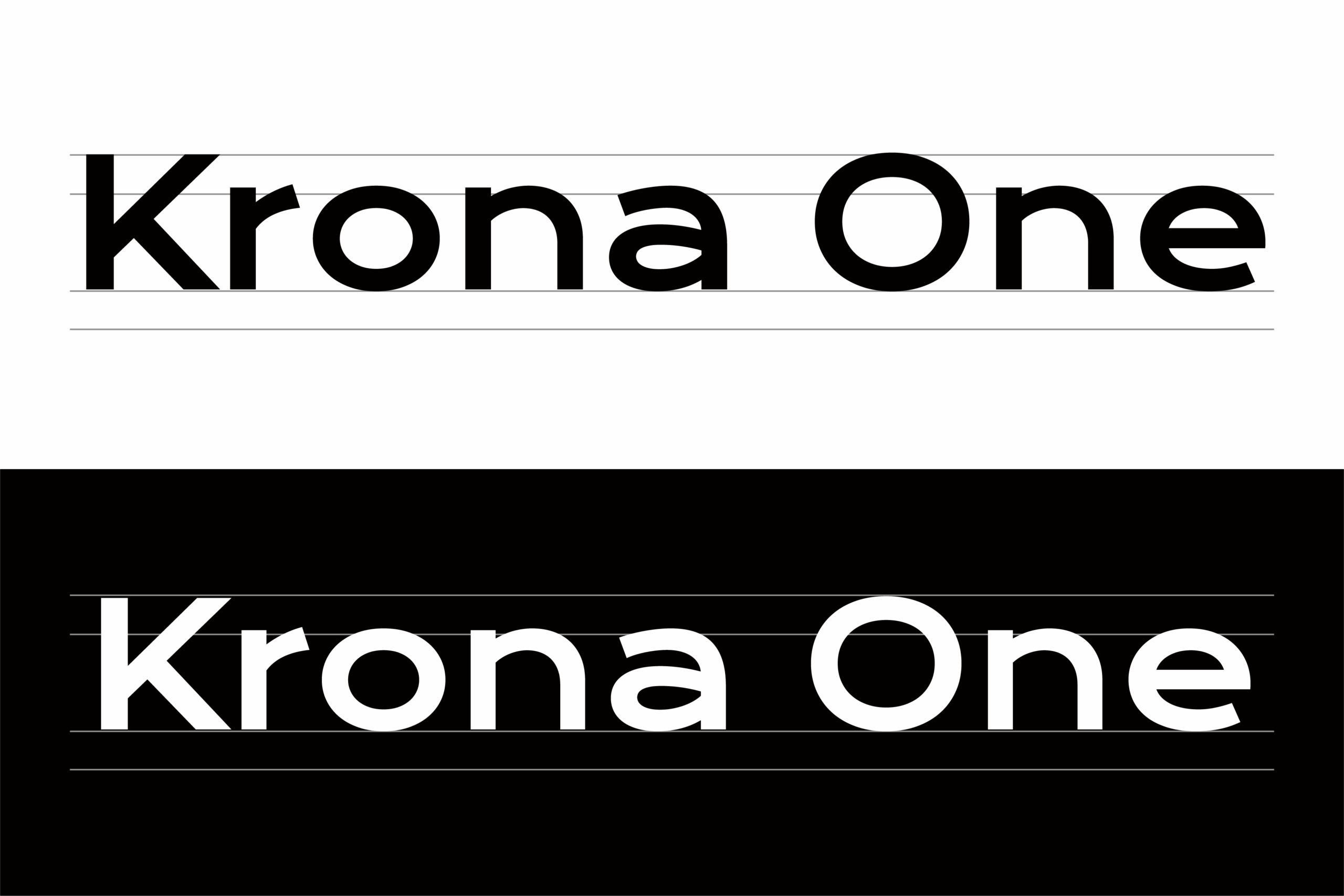 Krona One:融合瑞典海报美学的人文无衬线字体