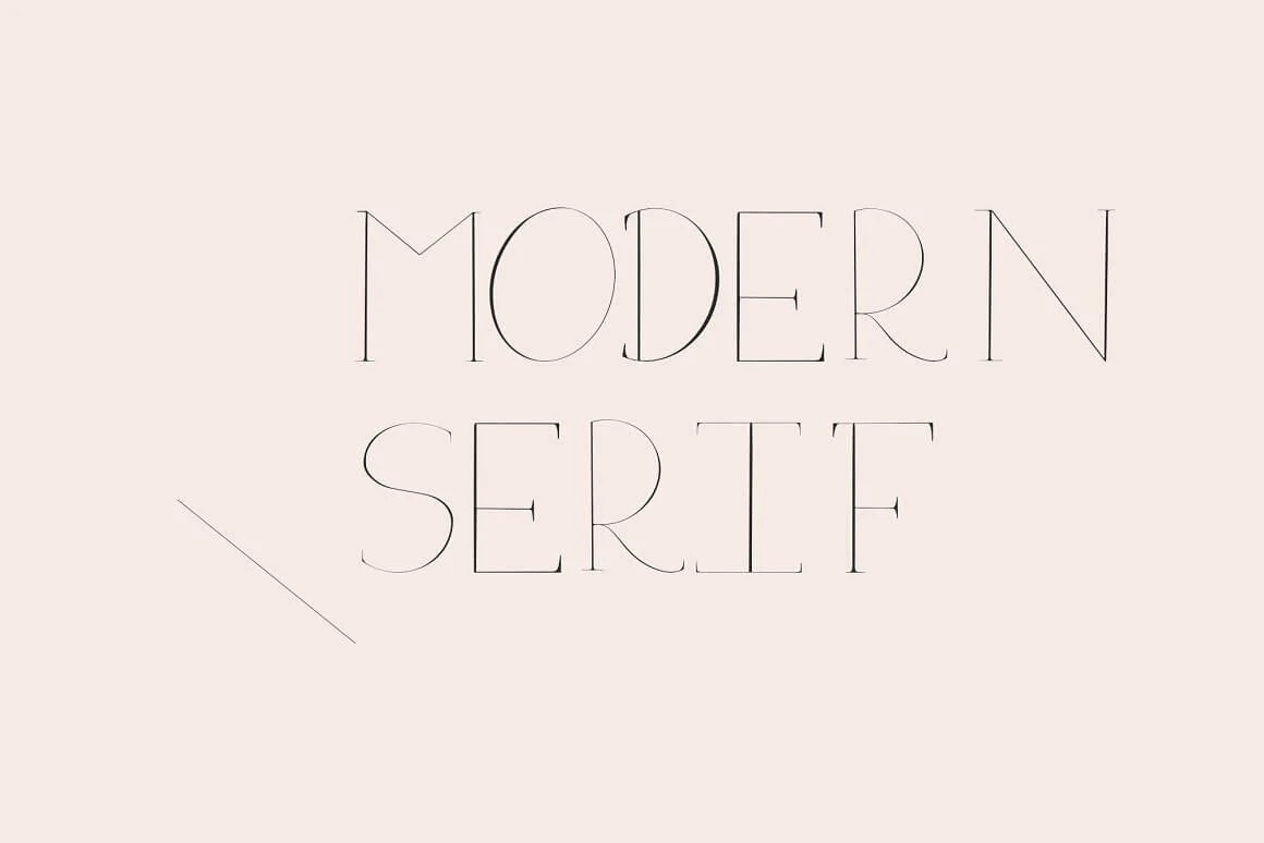 Flora Serif:优雅手写感极细衬线英文字体