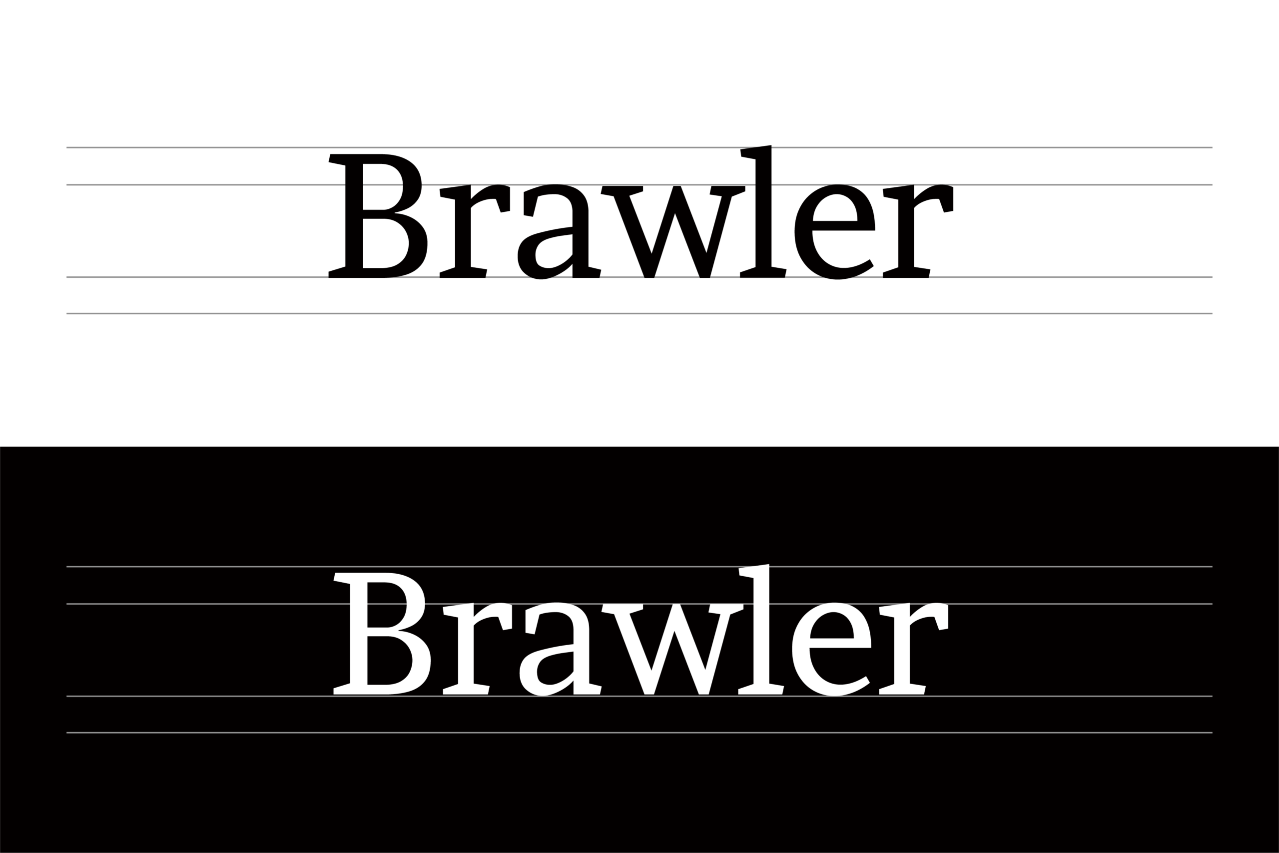 Brawler：复古印刷风格紧凑型无衬线字体