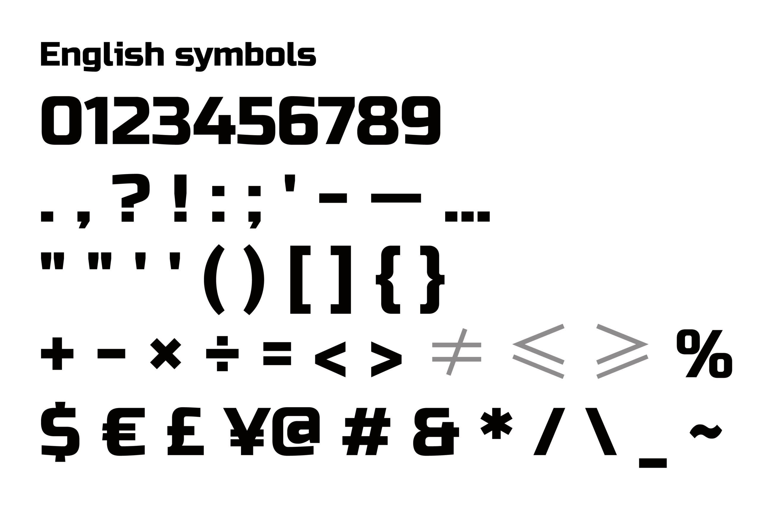 Russo One:现代几何力量感无衬线标题英文字体