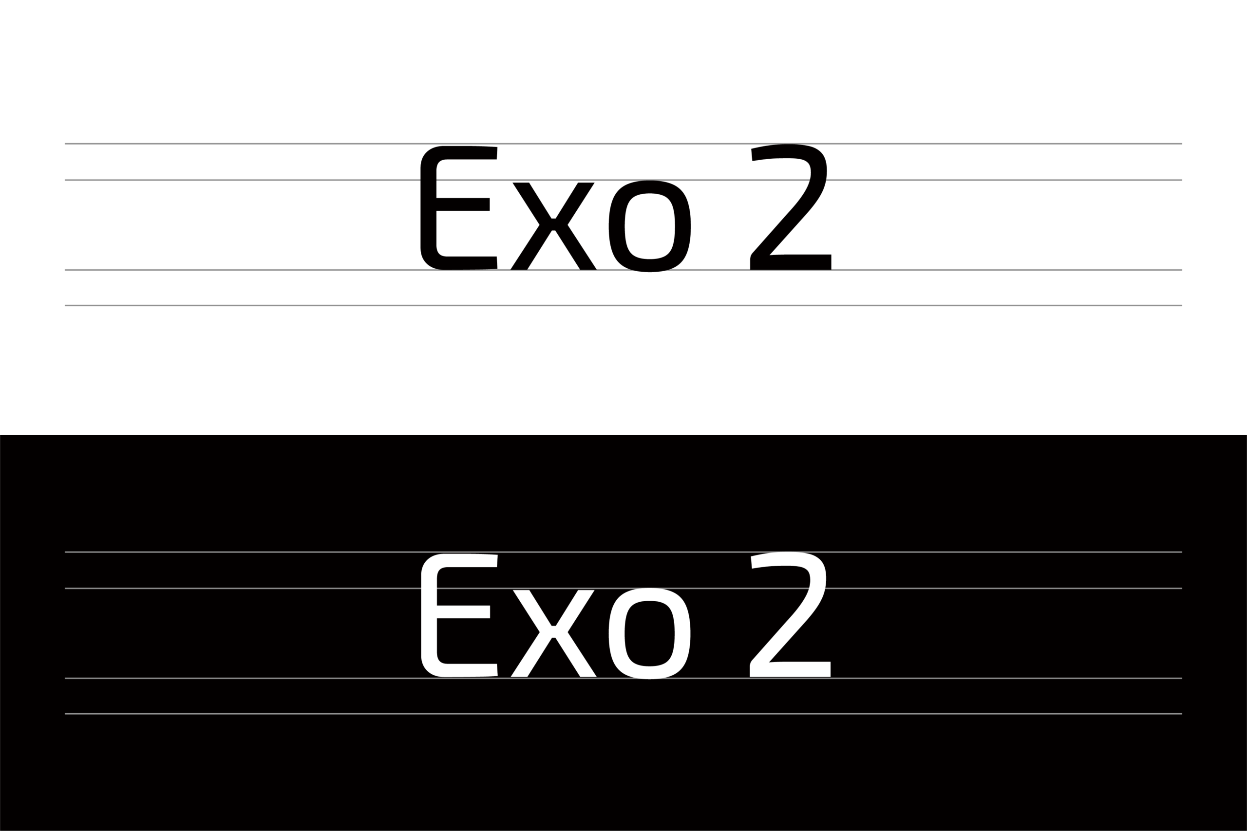 Exo 2:融合未来科技感与阅读舒适性的现代几何无衬线字体