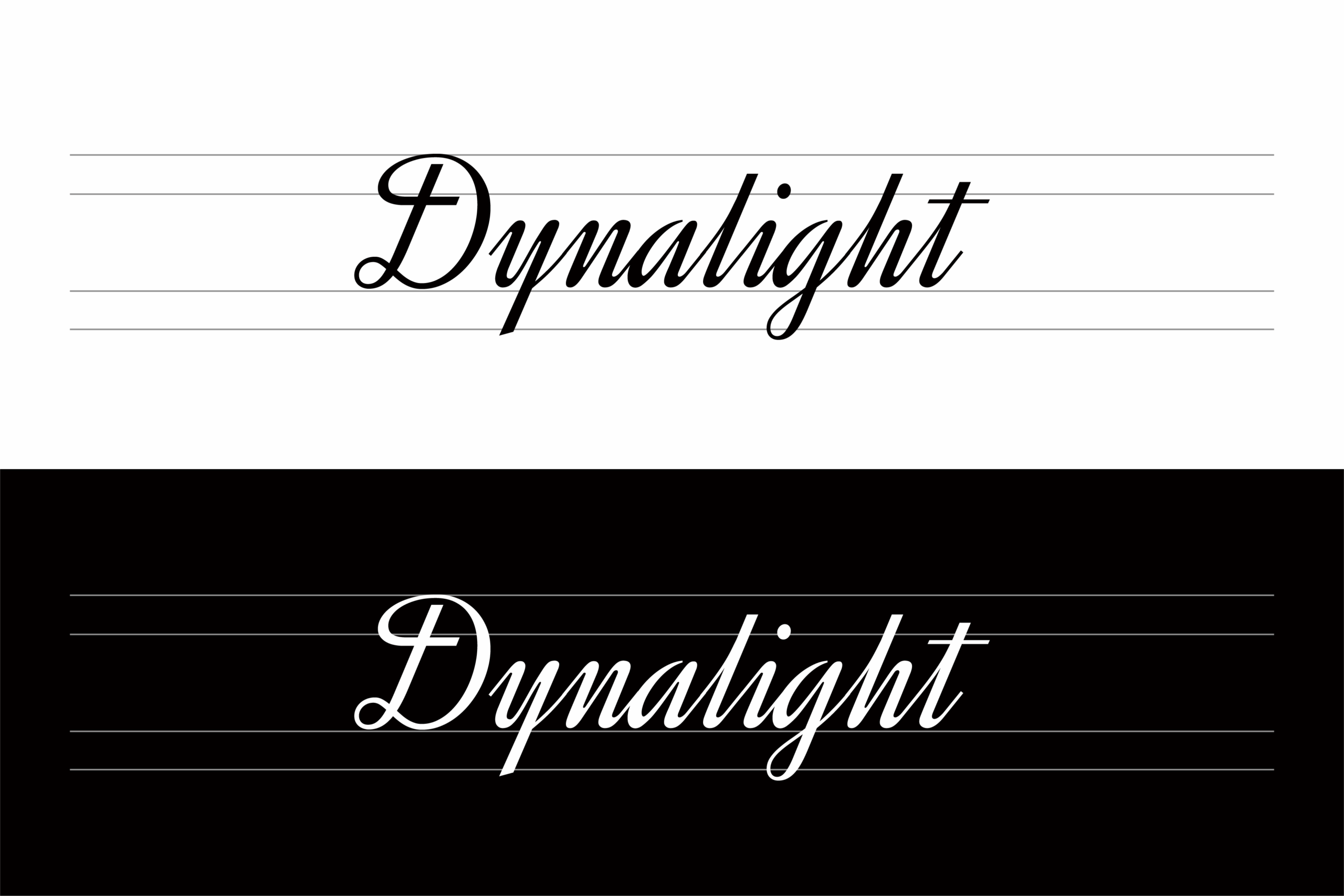 Dynalight：充满速度感的优雅英文手写字体