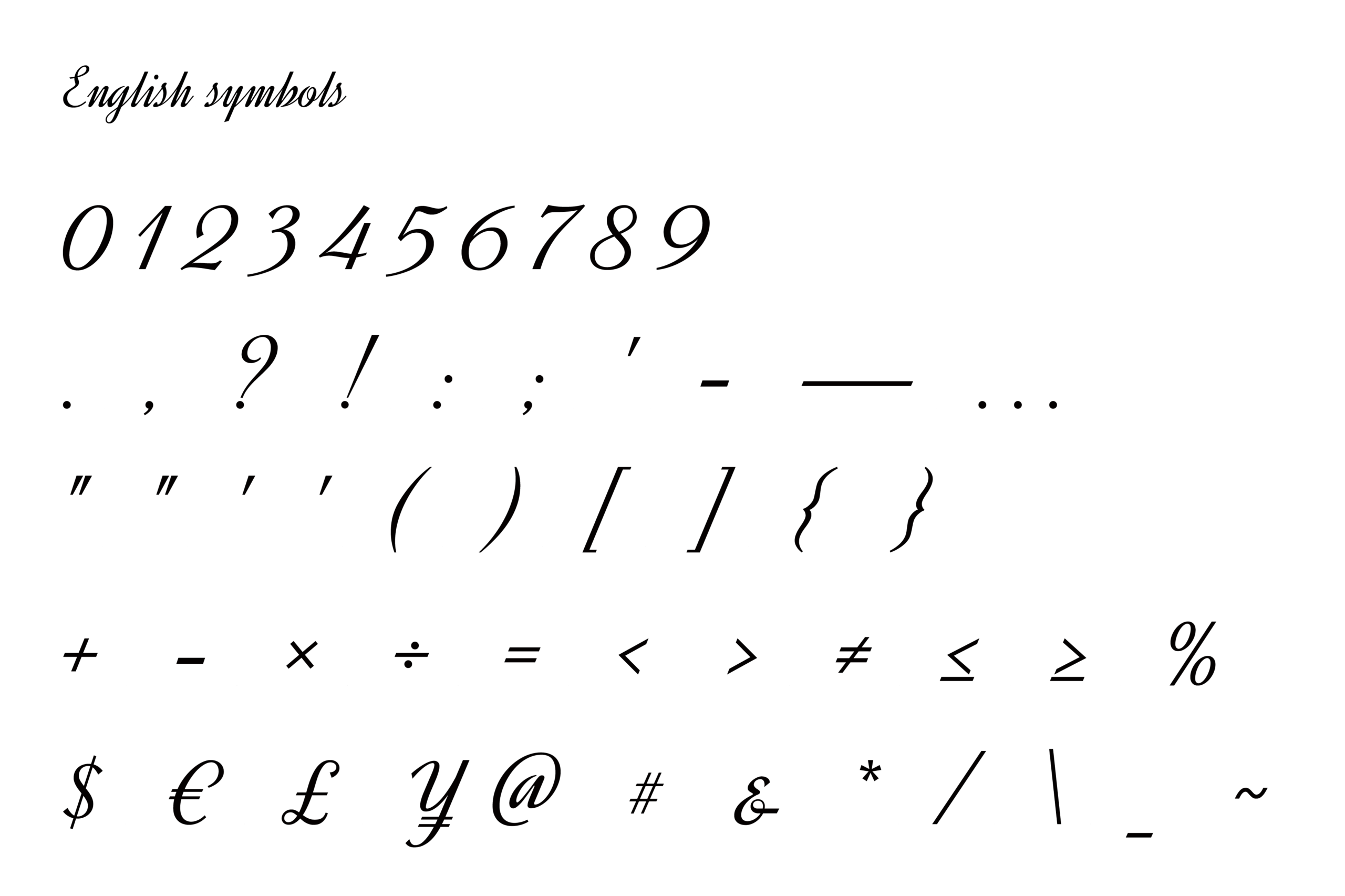 Dynalight：充满速度感的优雅英文手写字体