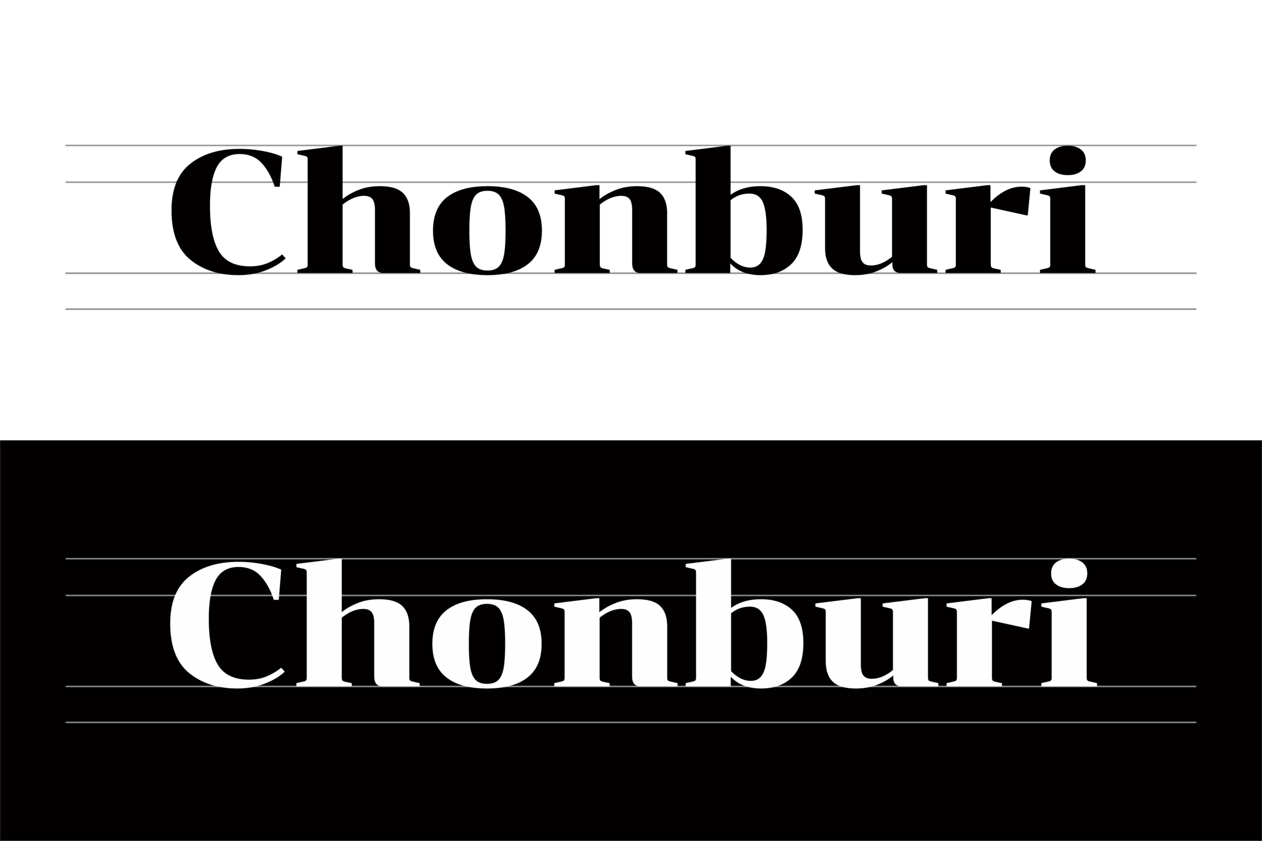 Chonburi：融合泰文美学与高对比衬线风格的展示字体