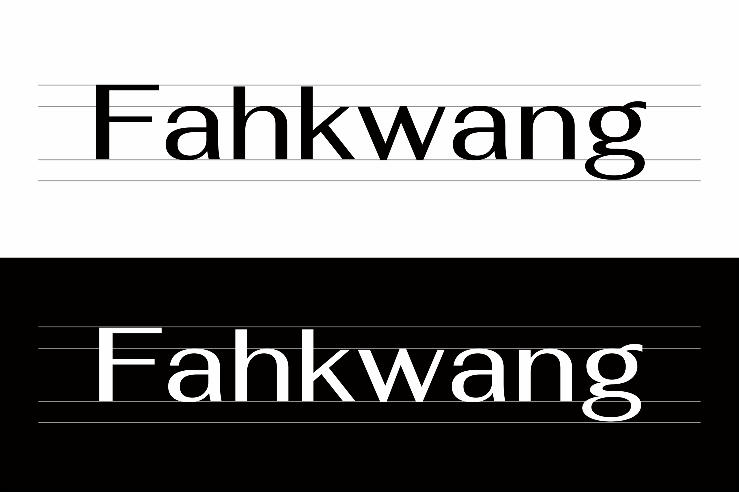 Fahkwang:融合泰文报刊美学的高对比度无衬线字体
