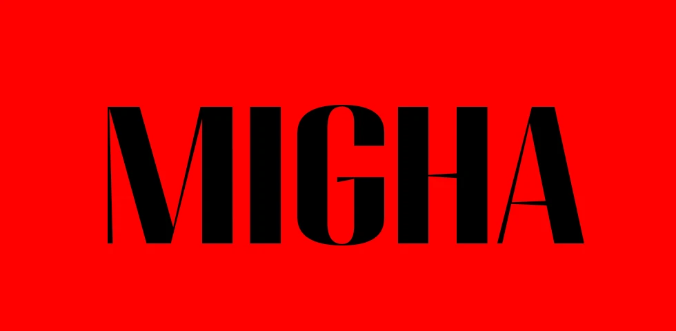 Migha：现代复古高对比展示字体家族
