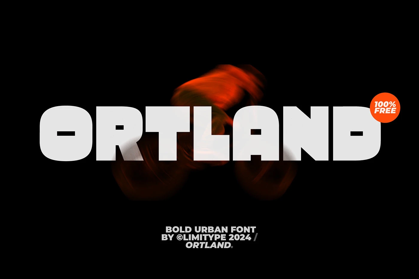 Ortland：街头潮流粗黑无衬线展示字体