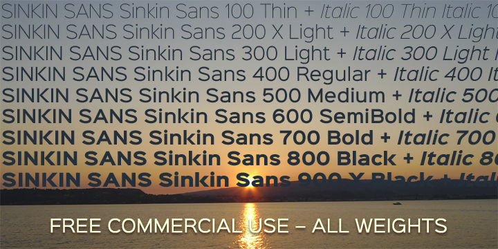 Sinkin Sans