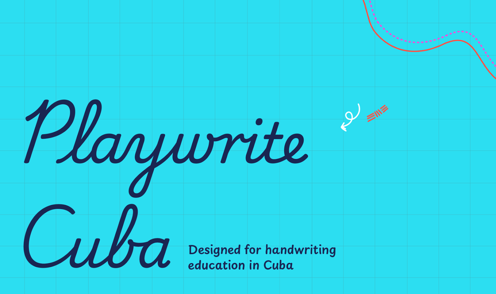 Playwrite Cuba:古巴教育手写练字开源英文字体