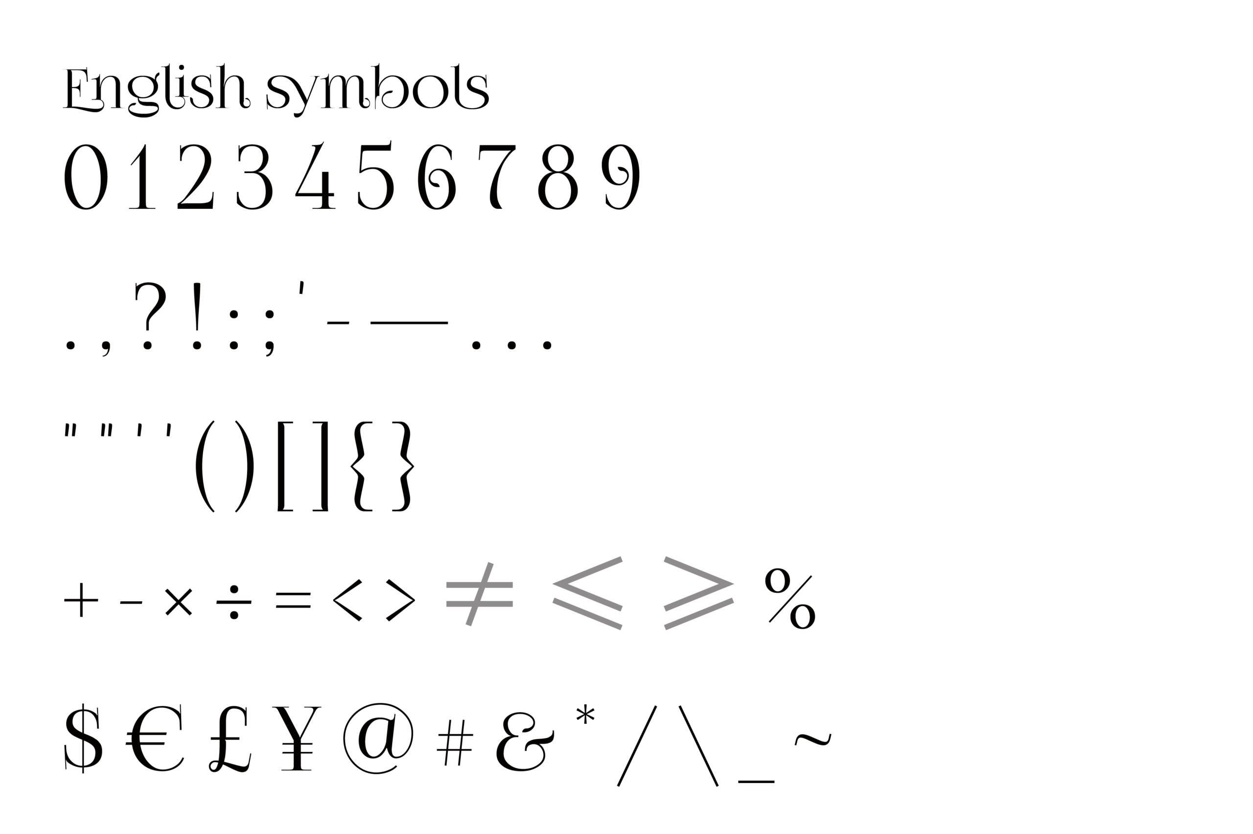 Foglihten No07：融合新艺术风格与优雅连字的装饰衬线字体