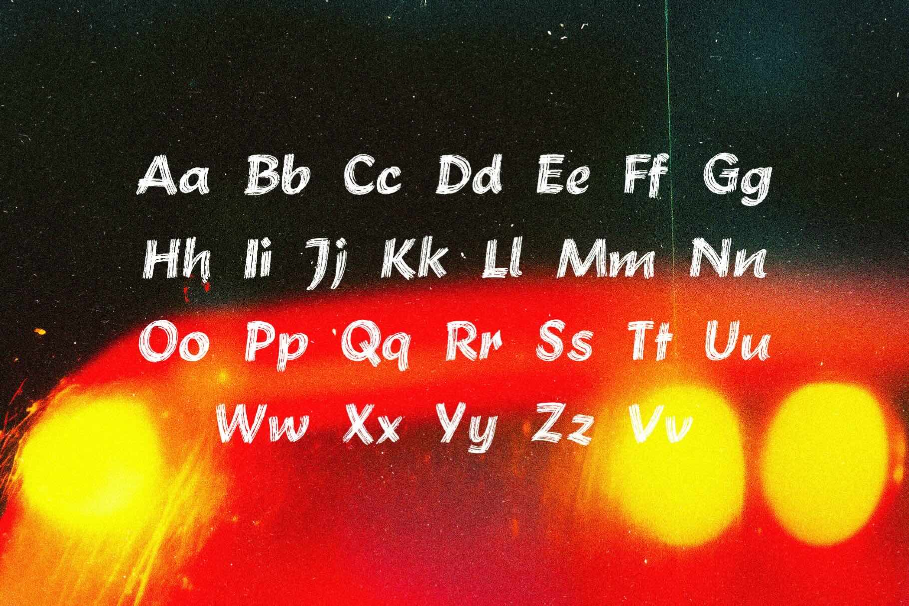 Halt：充满街头精神与力量感的手绘笔刷字体