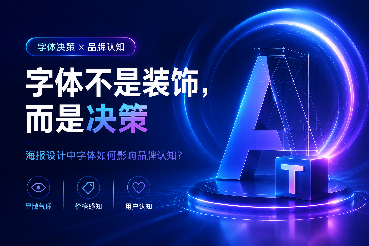 字体不是装饰,而是决策:海报设计中字体如何影响品牌认知?