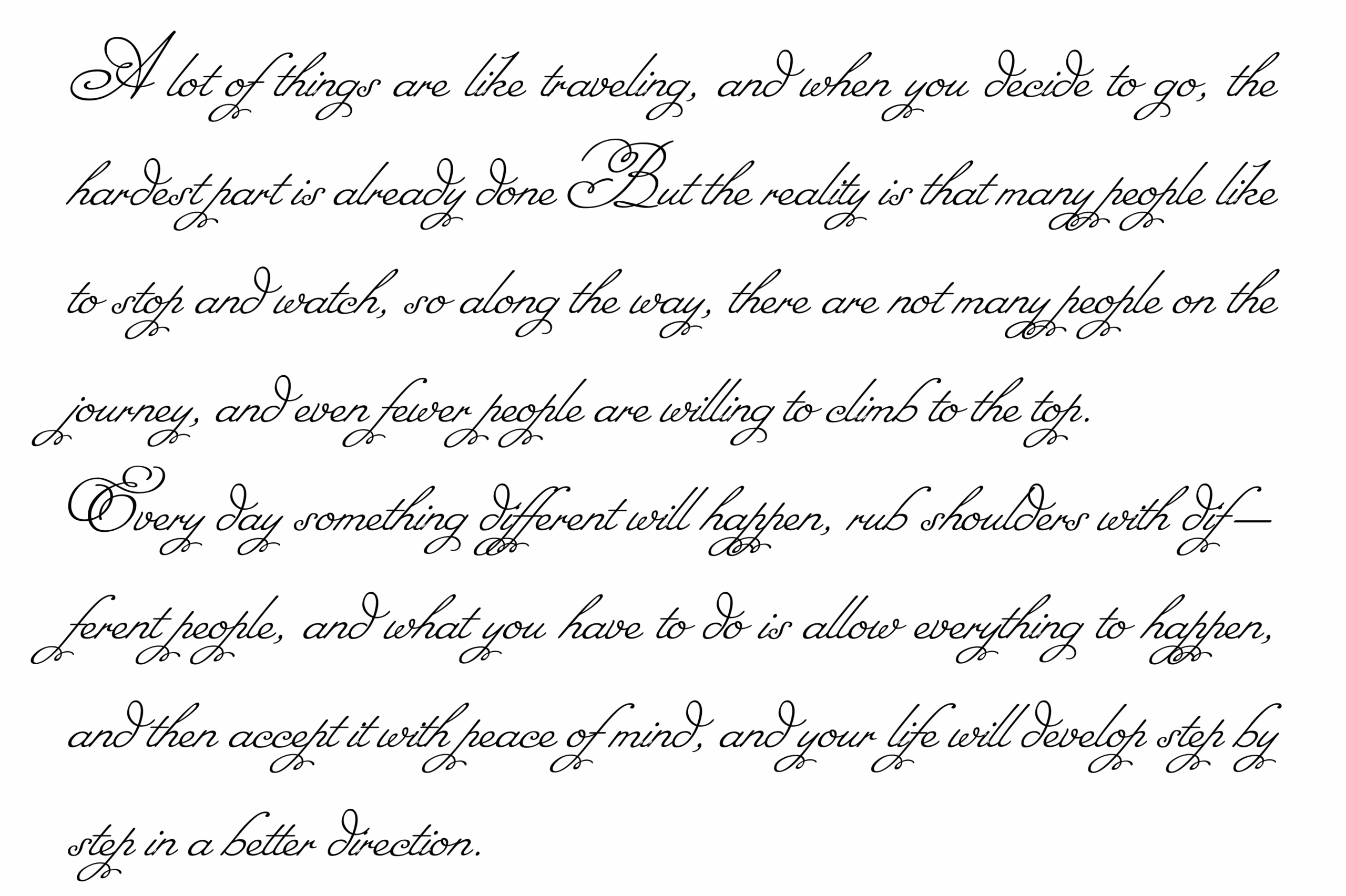 Miss Fajardose:复古优雅英文花体连笔字体免费下载