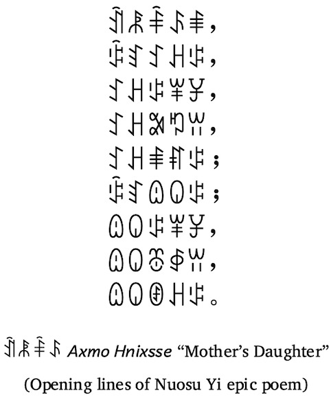 Nuosu SIL：免费商用规范彝文字体