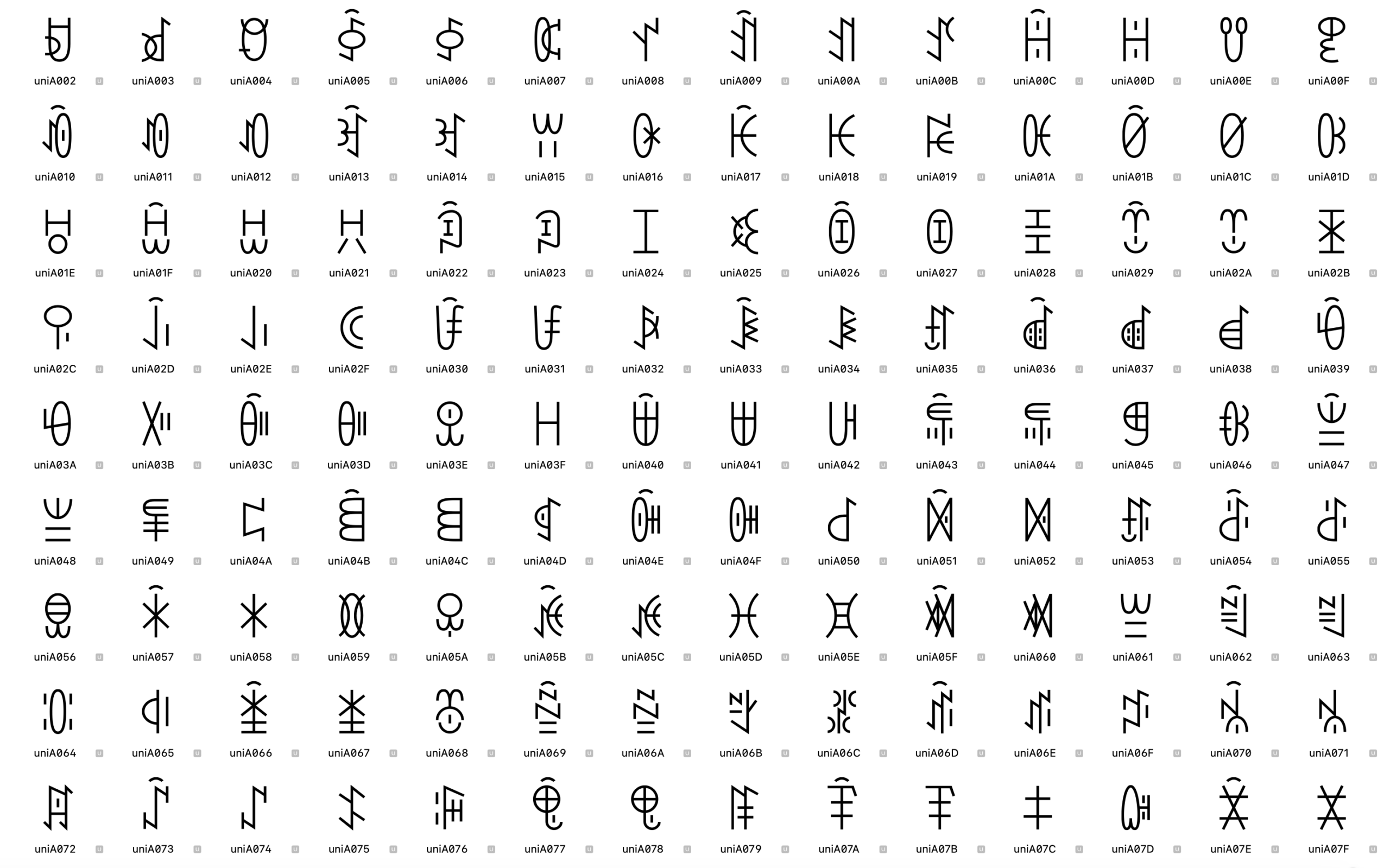 Nuosu SIL：免费商用规范彝文字体