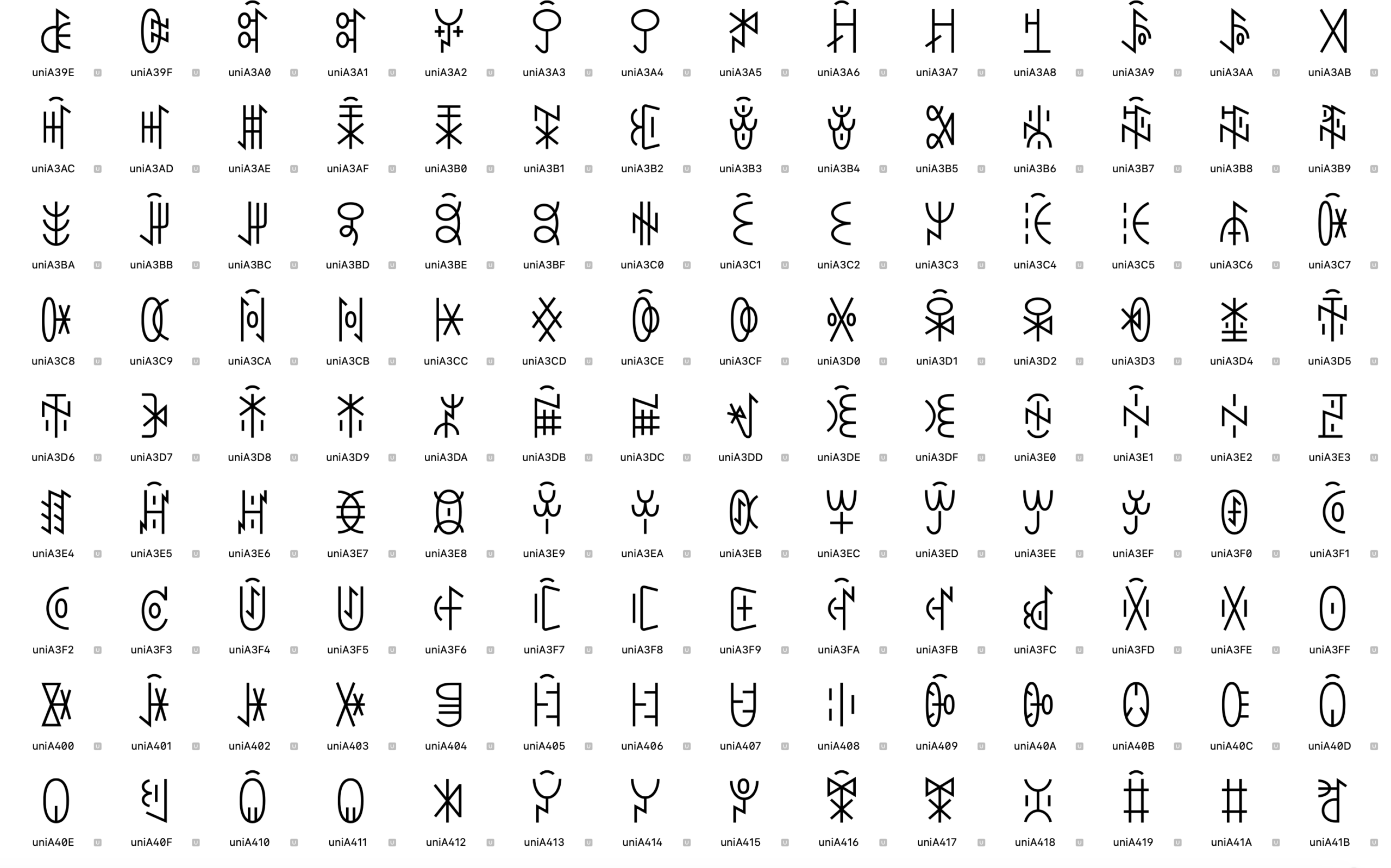 Nuosu SIL：免费商用规范彝文字体