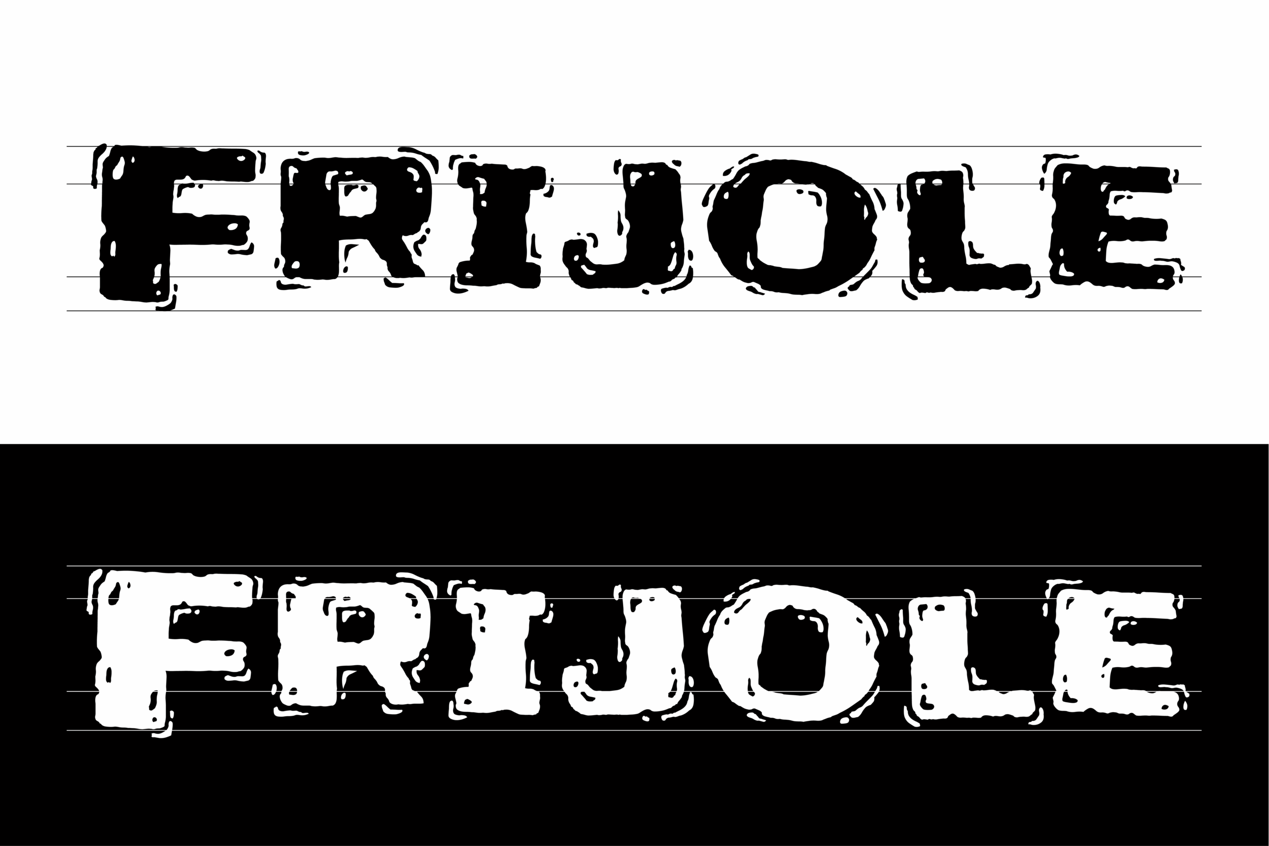 Frijole字体:Sideshow推出的粗犷复古风免费英文字体