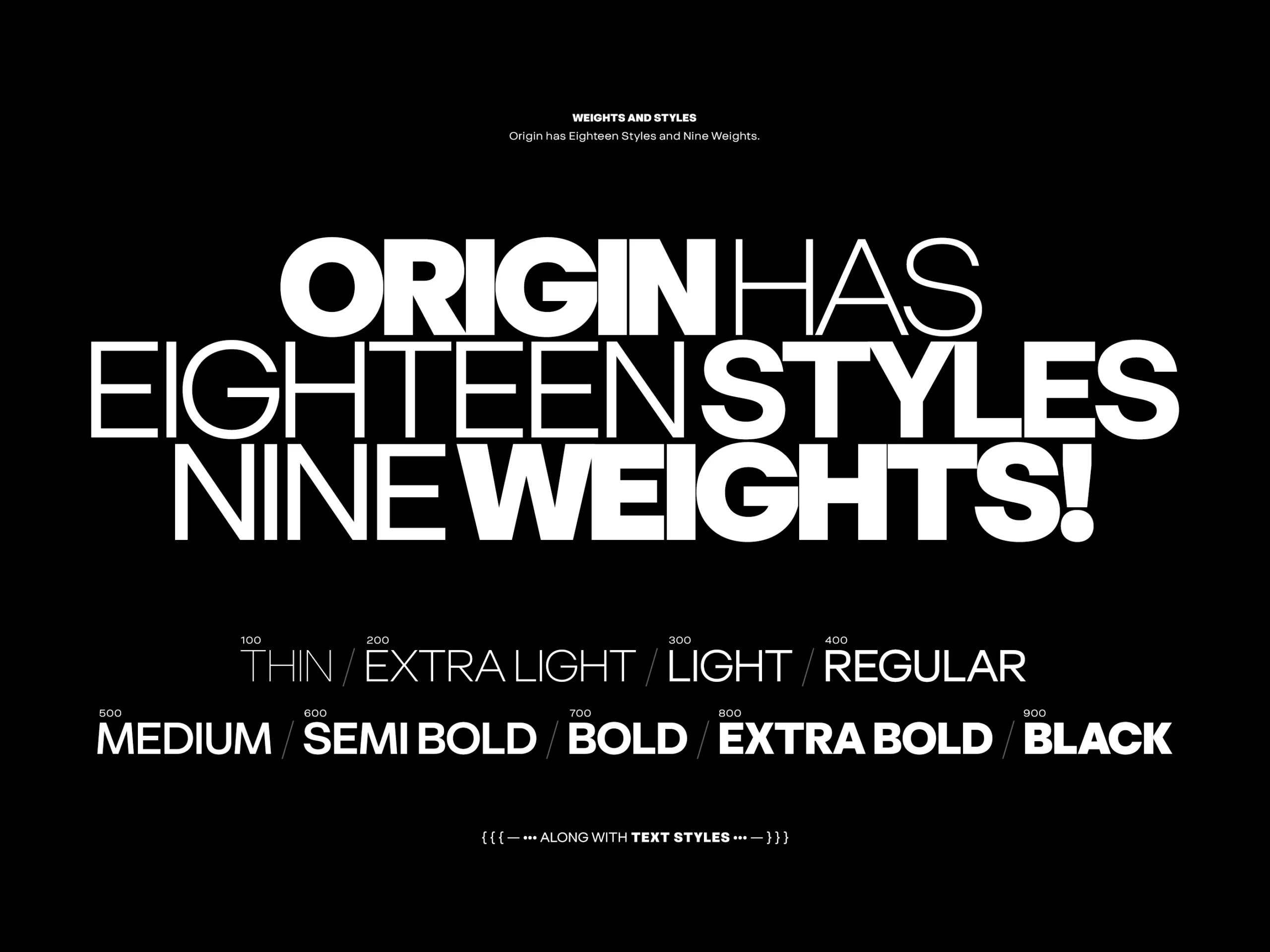 Origin字体:一款兼具理性美学与现代感的无衬线字体