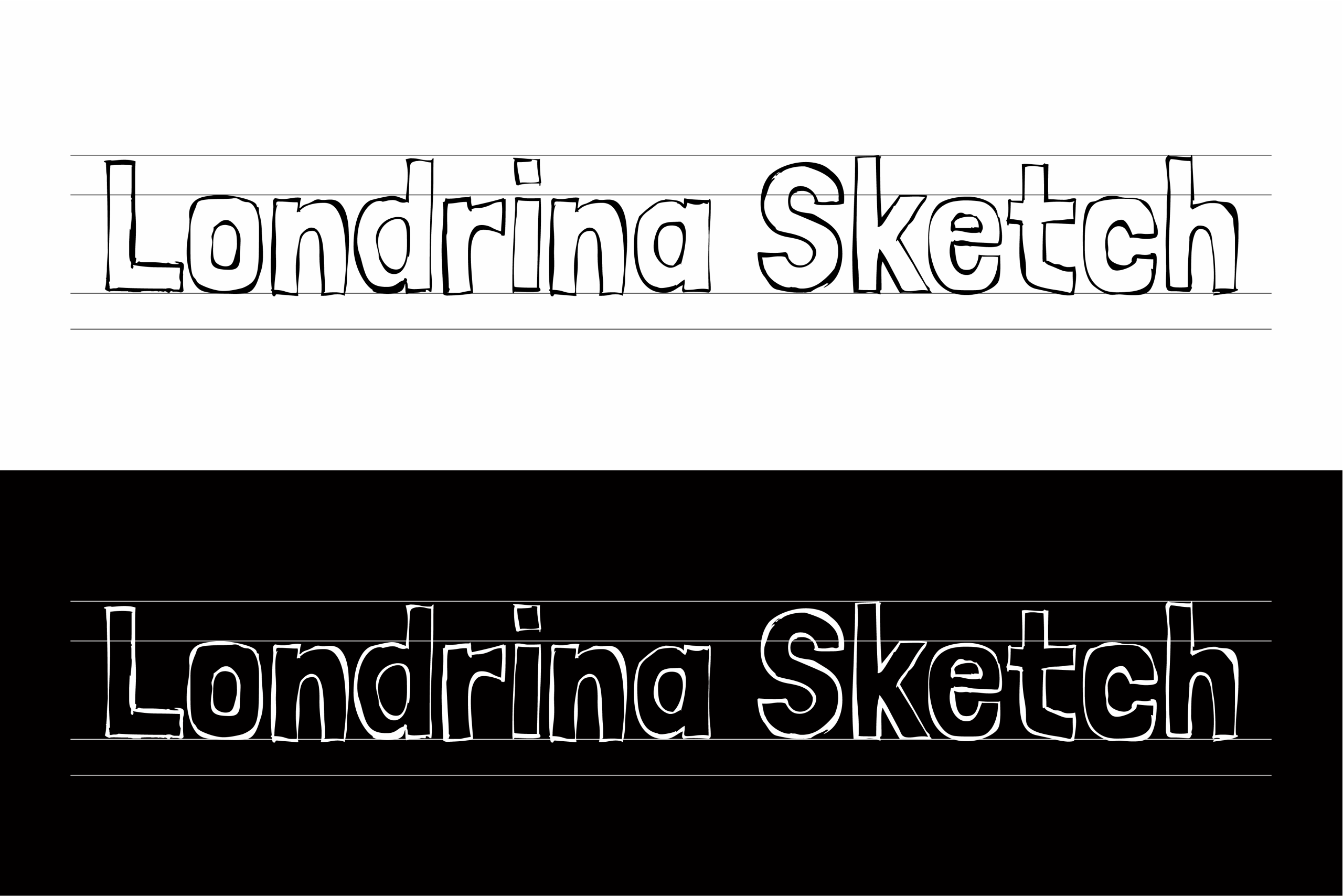 Londrina字体:手绘招牌风格的创意英文字体