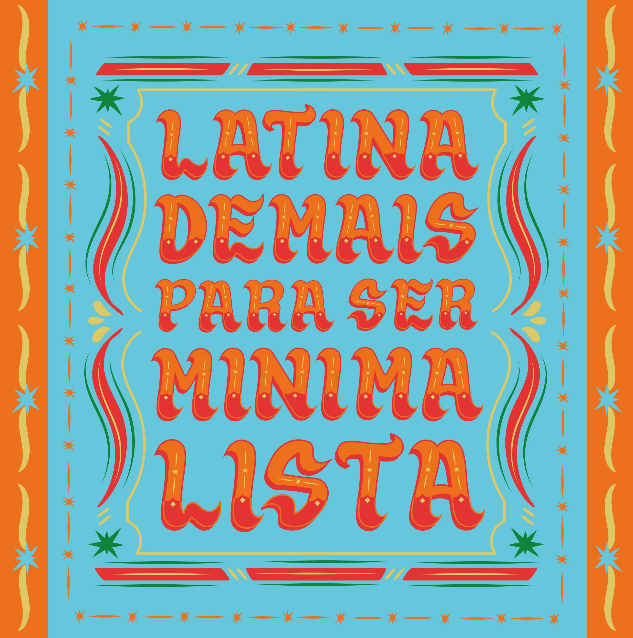Latina Popular：秘鲁Chicha复古装饰英文字体