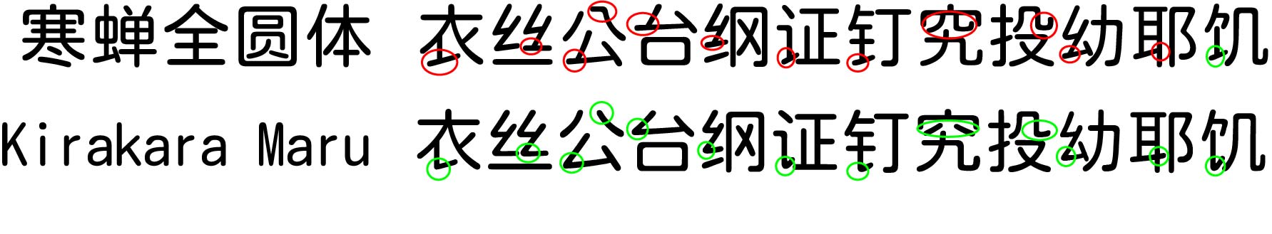 耀圆体:圆润简洁的开源中文圆体字体
