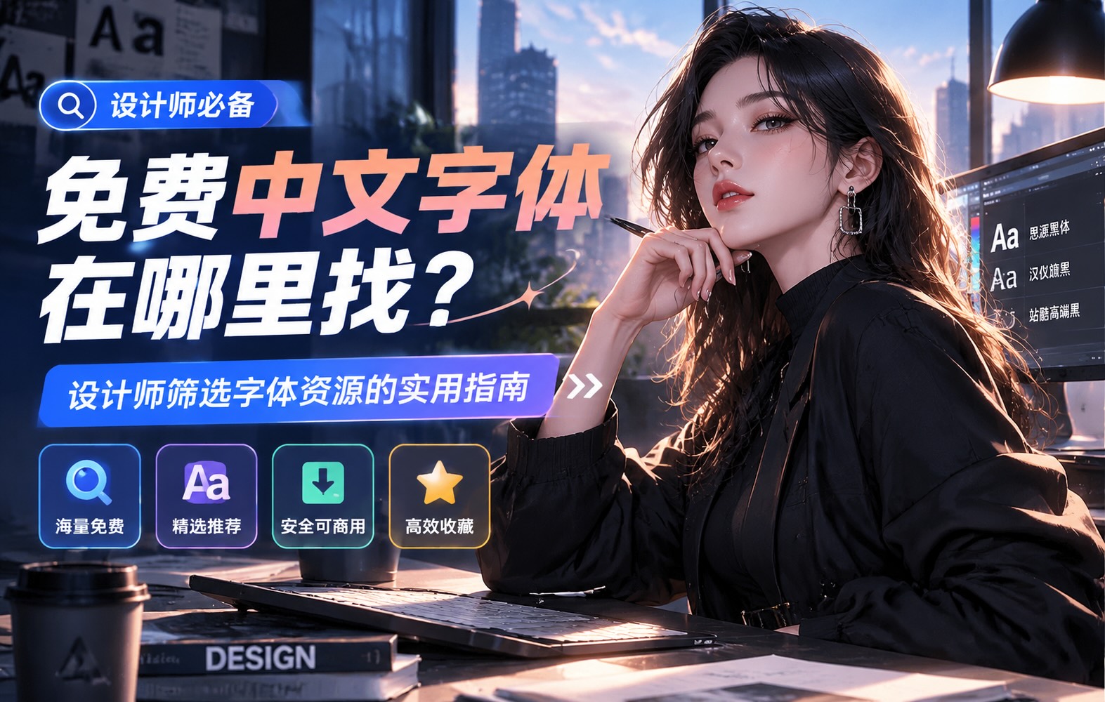 免费中文字体在哪里找?设计师筛选字体资源的实用指南