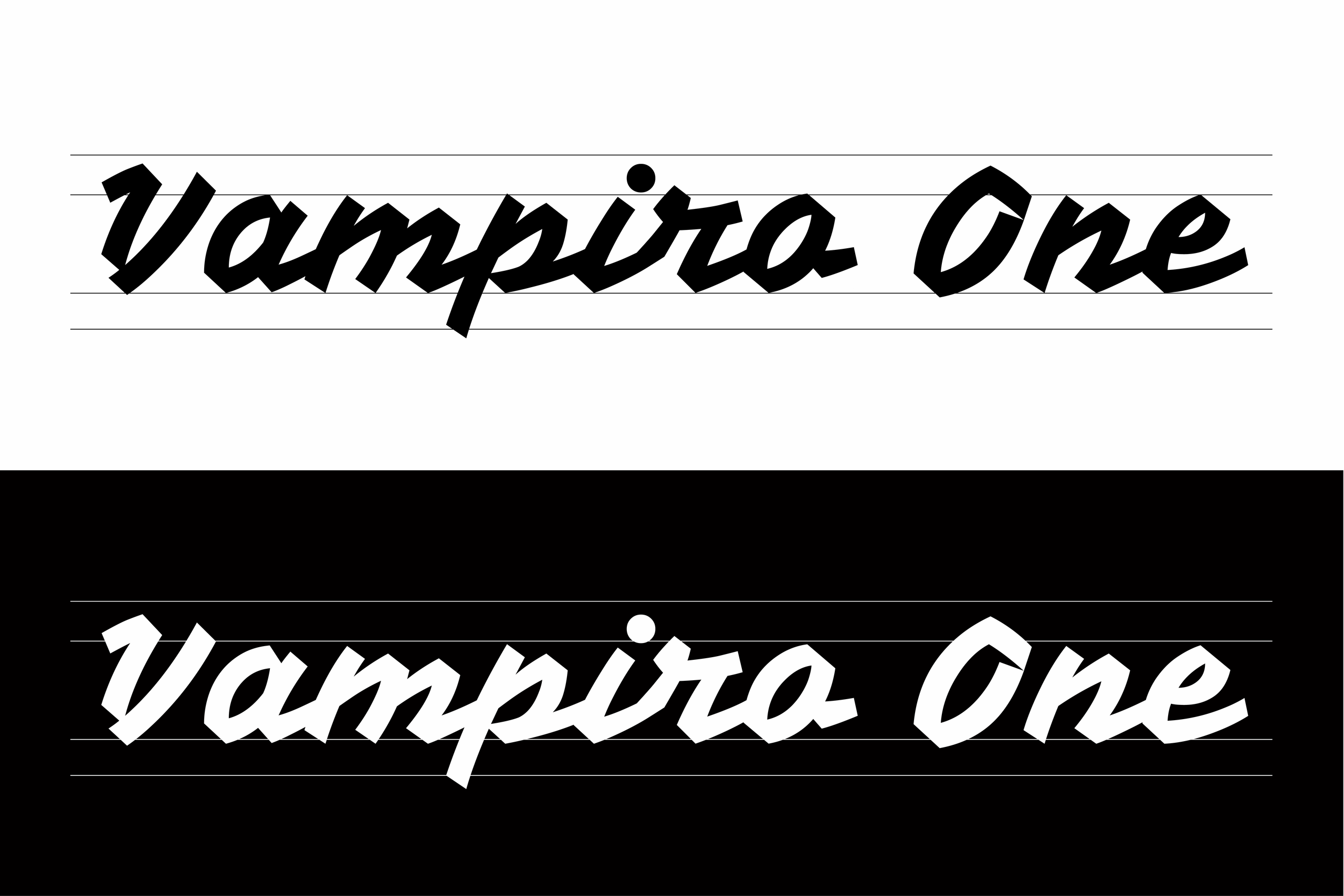 Vampiro One:复古意大利手写风格免费商用西文字体