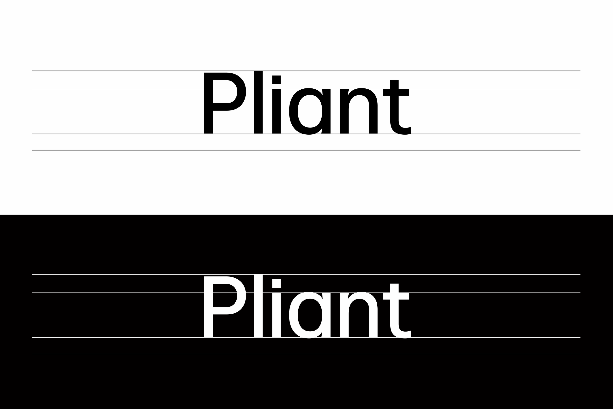 Pliant:现代简洁可变无衬线开源英文字体