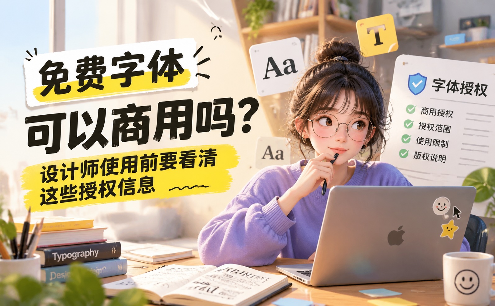 免费字体可以商用吗?设计师使用前要看清这些授权信息